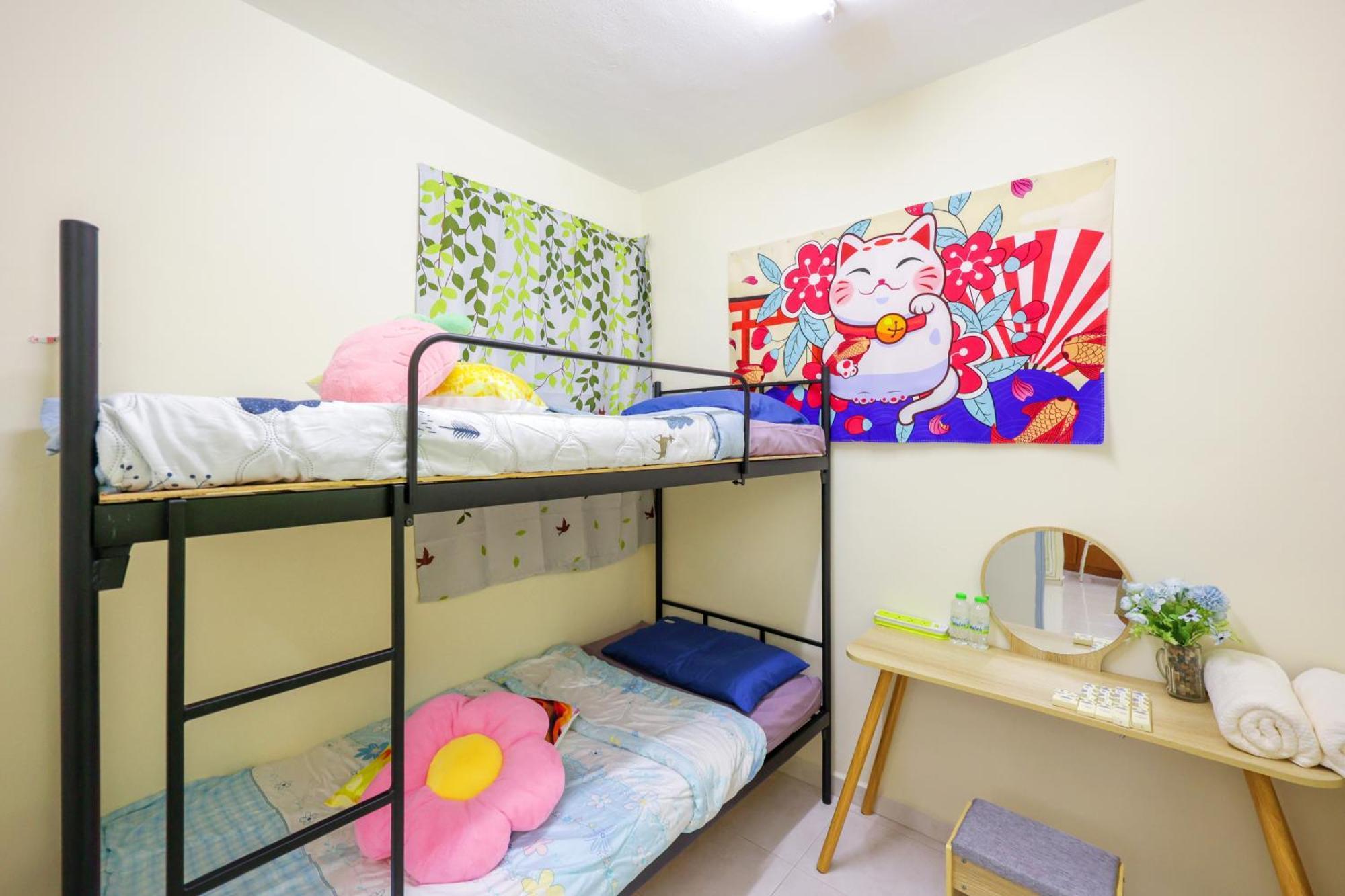 New! 3rooms 6-8pax Lucky Cat Apartment